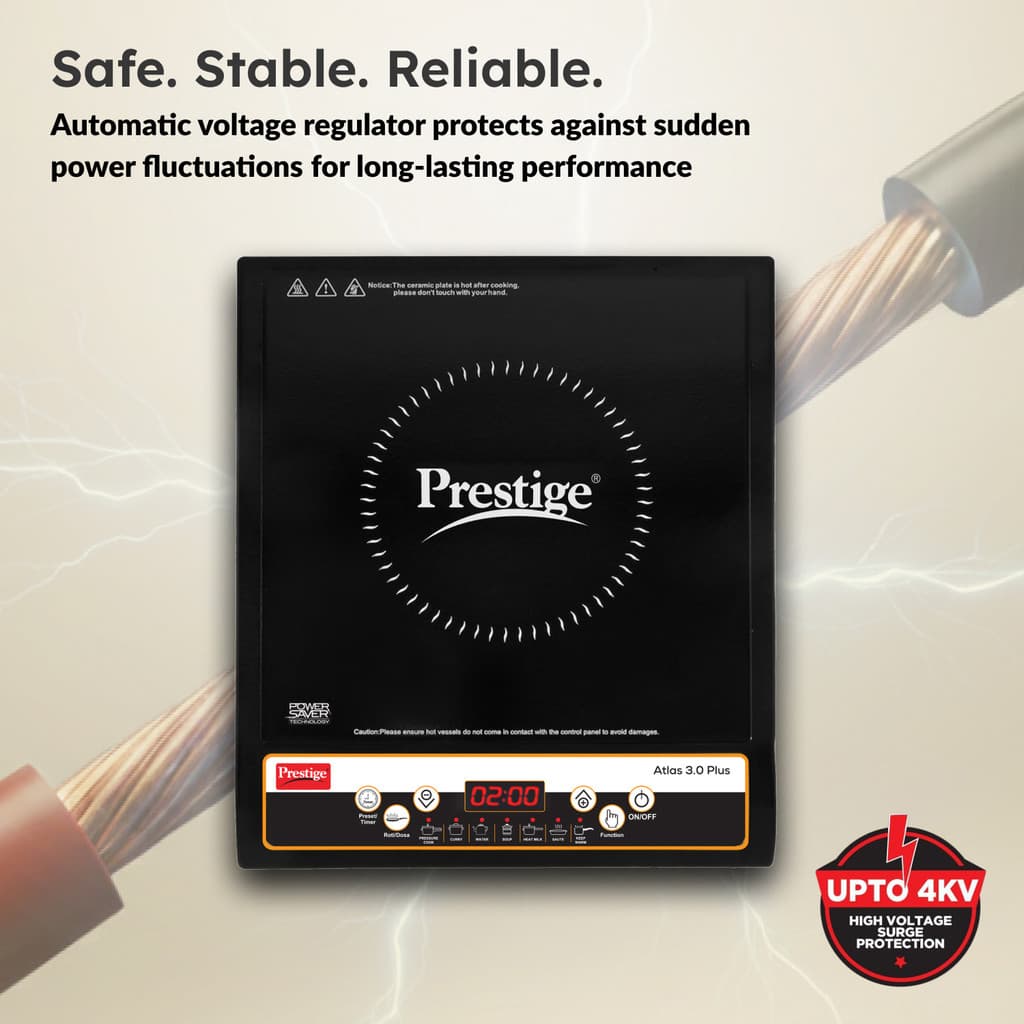 Prestige 1600 W Induction Cooktop Push Button