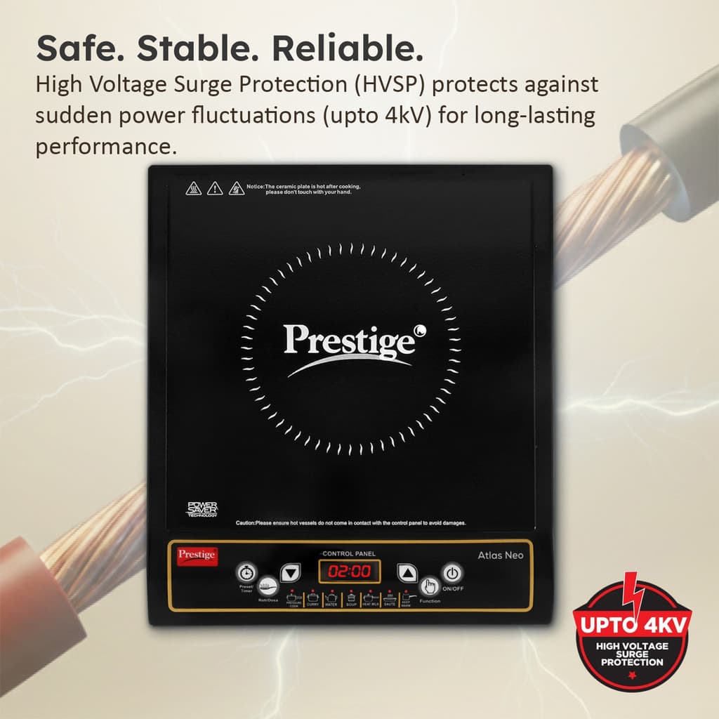 Prestige 1200 W Induction Cooktop Push Button