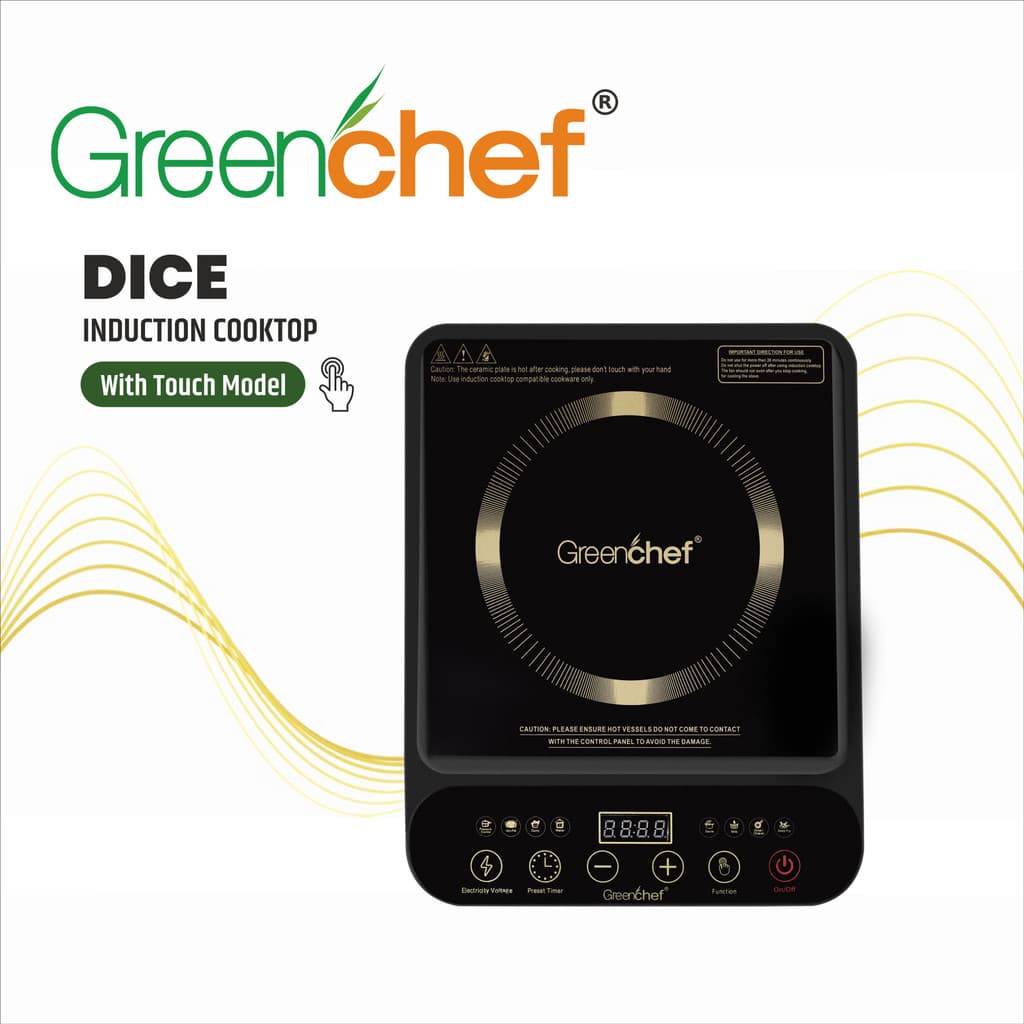 Greenchef 2000 W Induction Cooktop Touch Panel