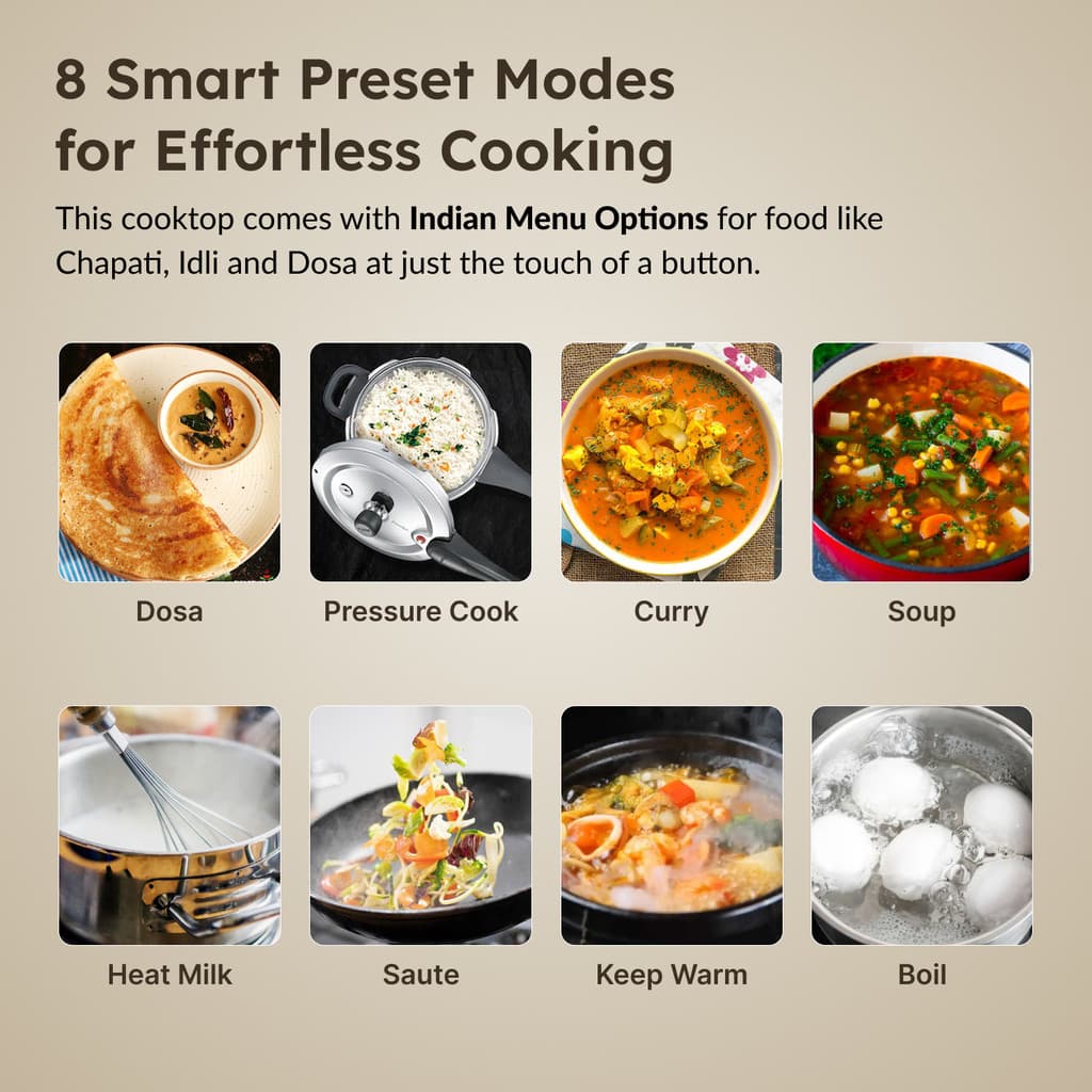 Prestige 1600 W Induction Cooktop Push Button