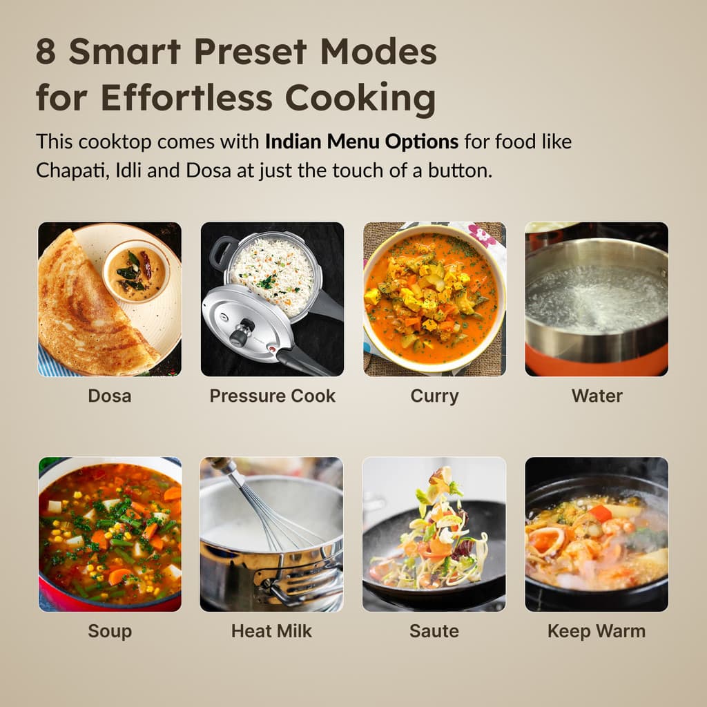 Prestige 1200 W Induction Cooktop Push Button