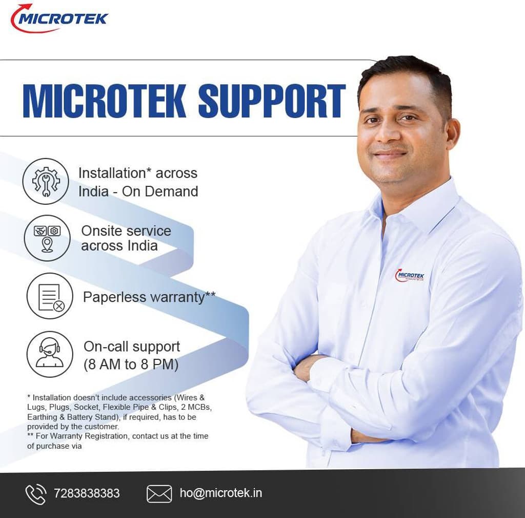 Microtek 700 VA iMERLYN UPS 850 12V DG with 2 Year Warranty Solar Compatible Square Wave Inverter