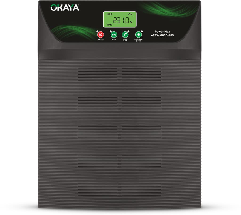 OKAYA 6100 VA Advanced True Sine Wave; 6100 VA, Inverter for Home, Office & Shops, with 36 Months Warranty Pure Sine Wave Inverter