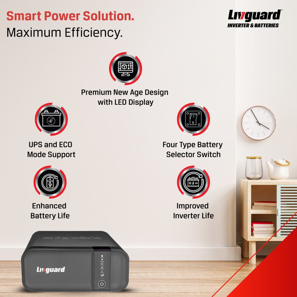 Livguard 900 VA Star 900 VA with 36 Months Warranty Square Wave Inverter