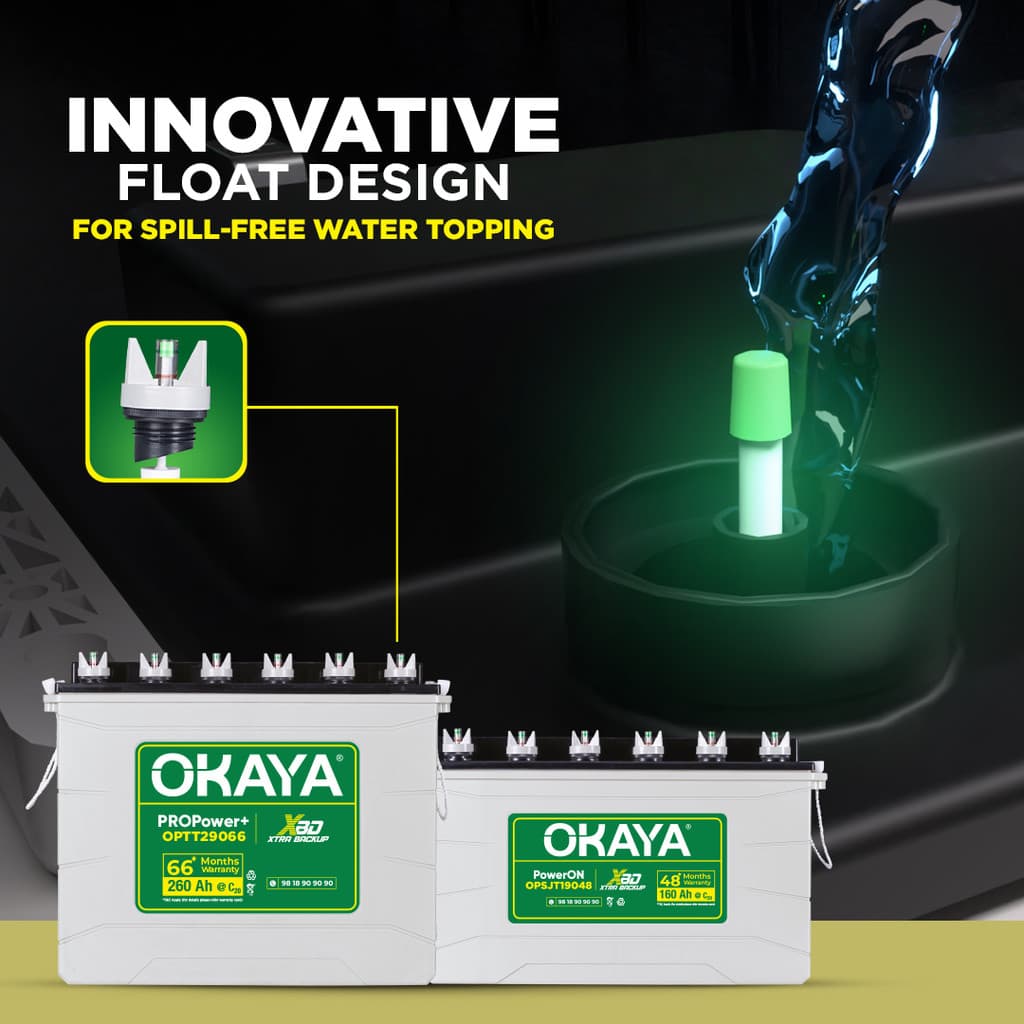 OKAYA 54 Months Warranty Tubular Inverter Battery
