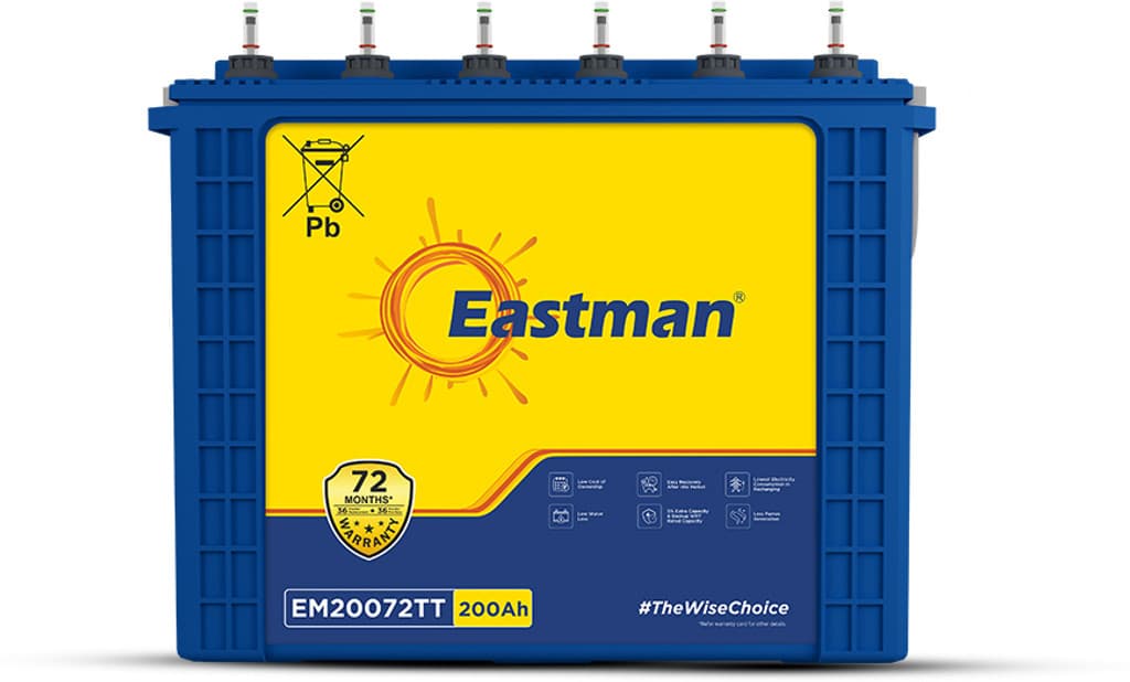 EASTMAN 72 Months Warranty Tubular Inverter Battery