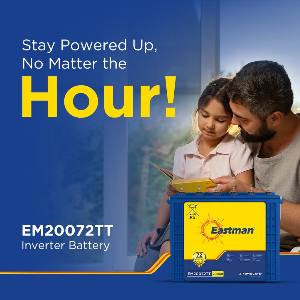 EASTMAN 72 Months Warranty Tubular Inverter Battery