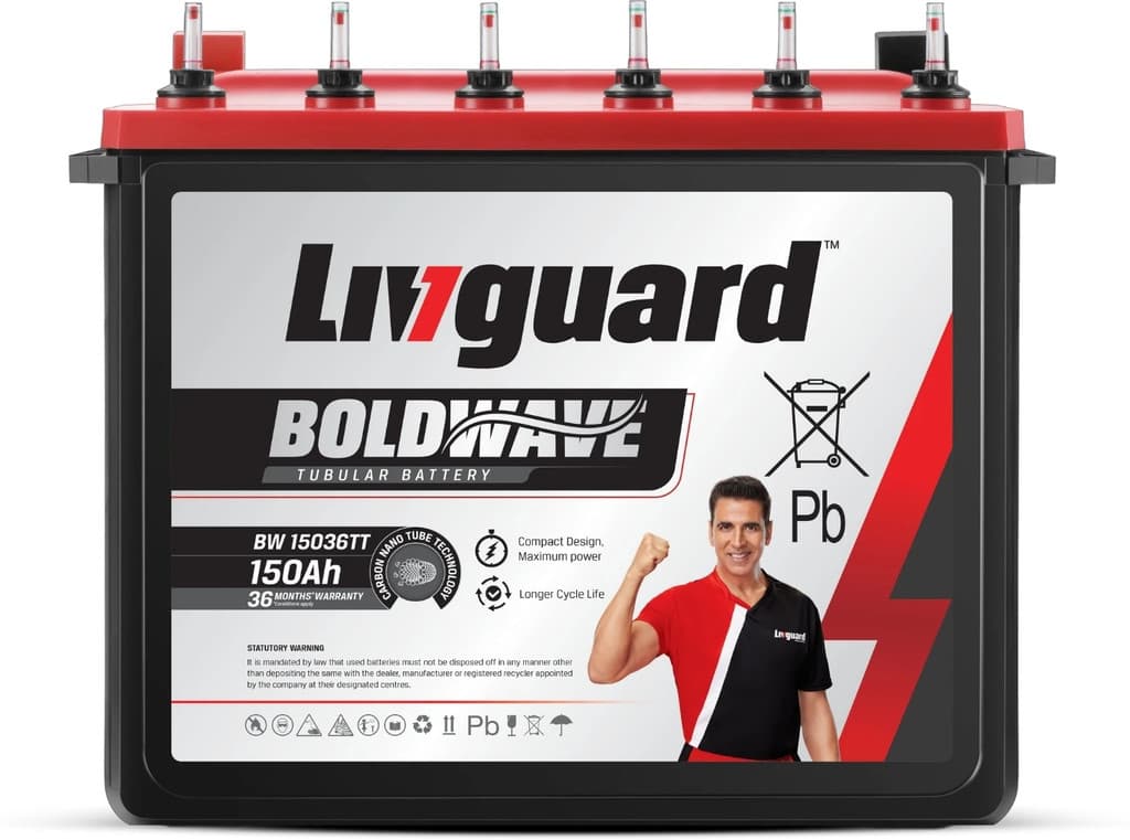 Livguard 3 Year Warranty Tubular Inverter Battery
