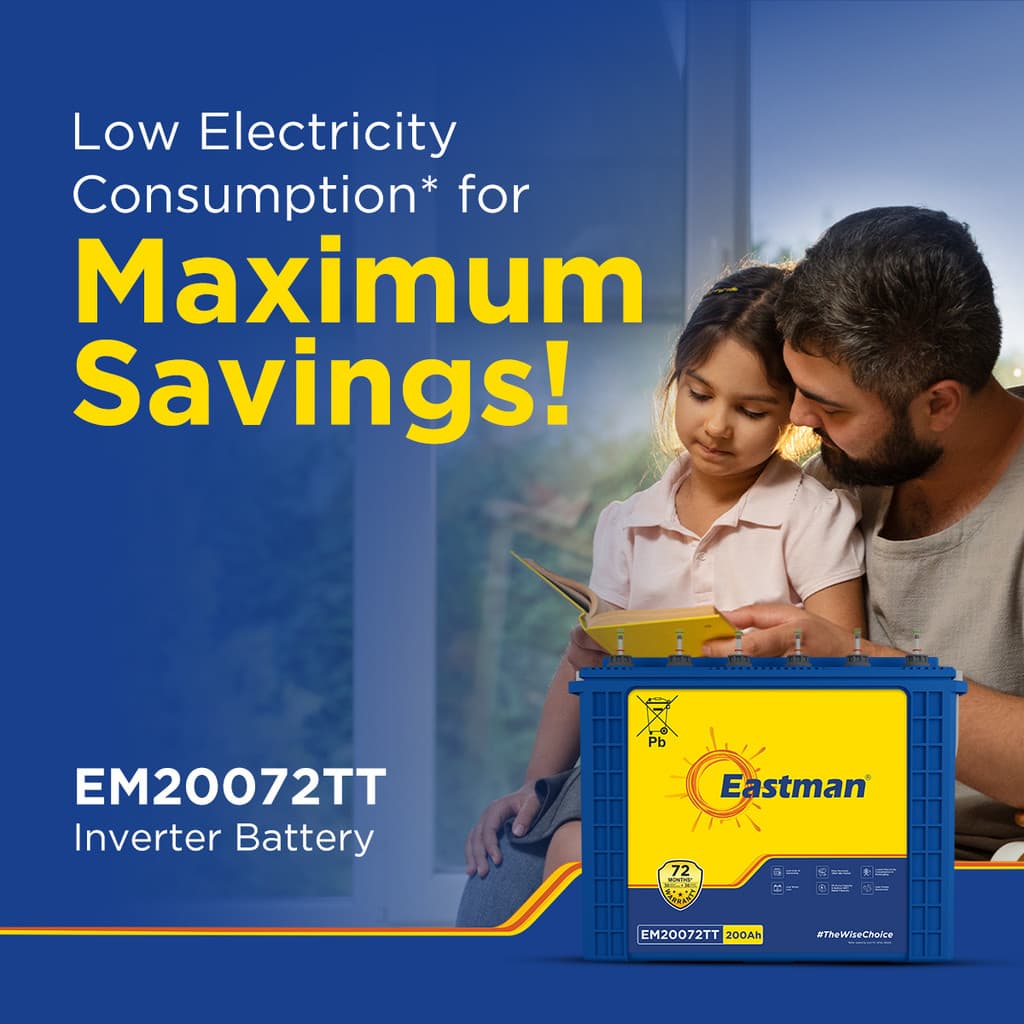 EASTMAN 72 Months Warranty Tubular Inverter Battery