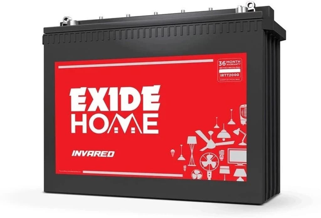 EXIDE 36 Months Warranty Tubular Inverter Battery