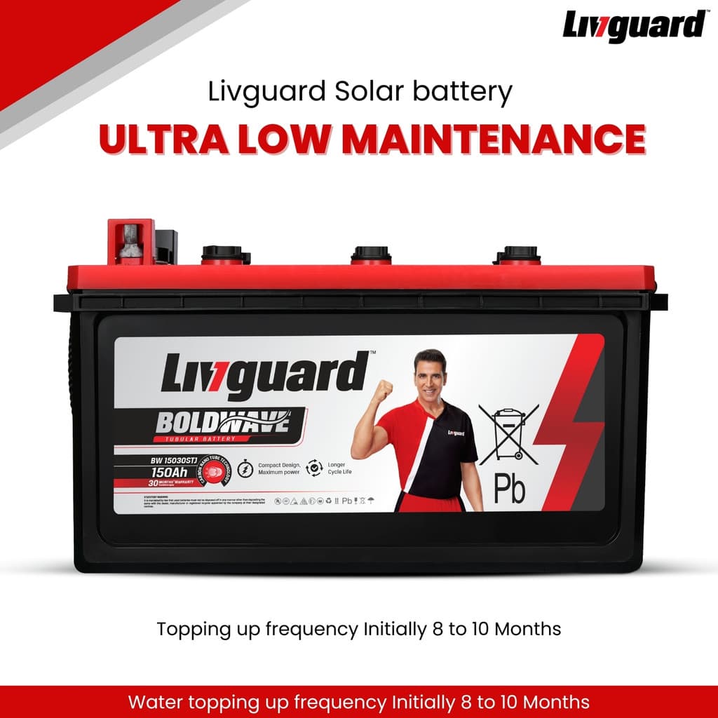 Livguard 30 Months Warranty Tubular Inverter Battery