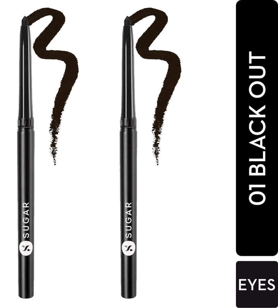 SUGAR Cosmetics Kohl Of Honour Intense Long Stay Kajal Pack of 2, Waterproof & Transfer proof