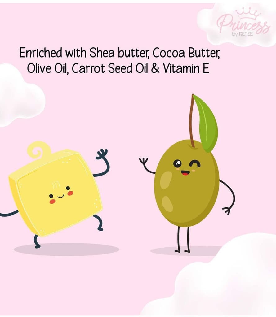 Renee Princess Snowball Lip Balm, 3gm Snowball