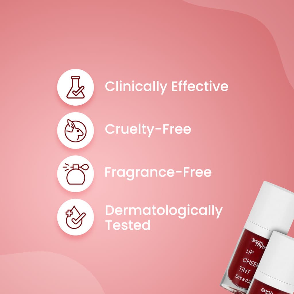 Earth Rhythm Lip, Cheek & Eye Shadow Limited Edition Kit, for Women & Girls (Set of 3) Cherry, Mermaid, Brandy