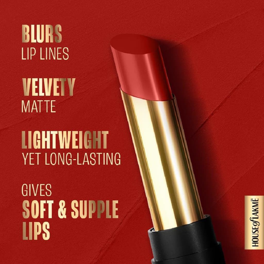 Lakmé Absolute Beyond Matte Lip 102 RedRuby 3.4gm