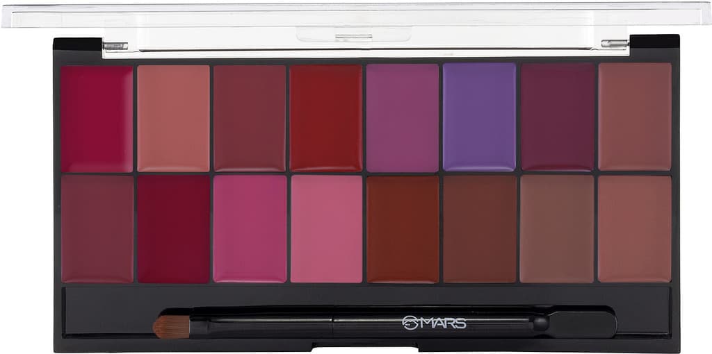 MARS 16 Ultra Pigmented Matte Lip Color Palette