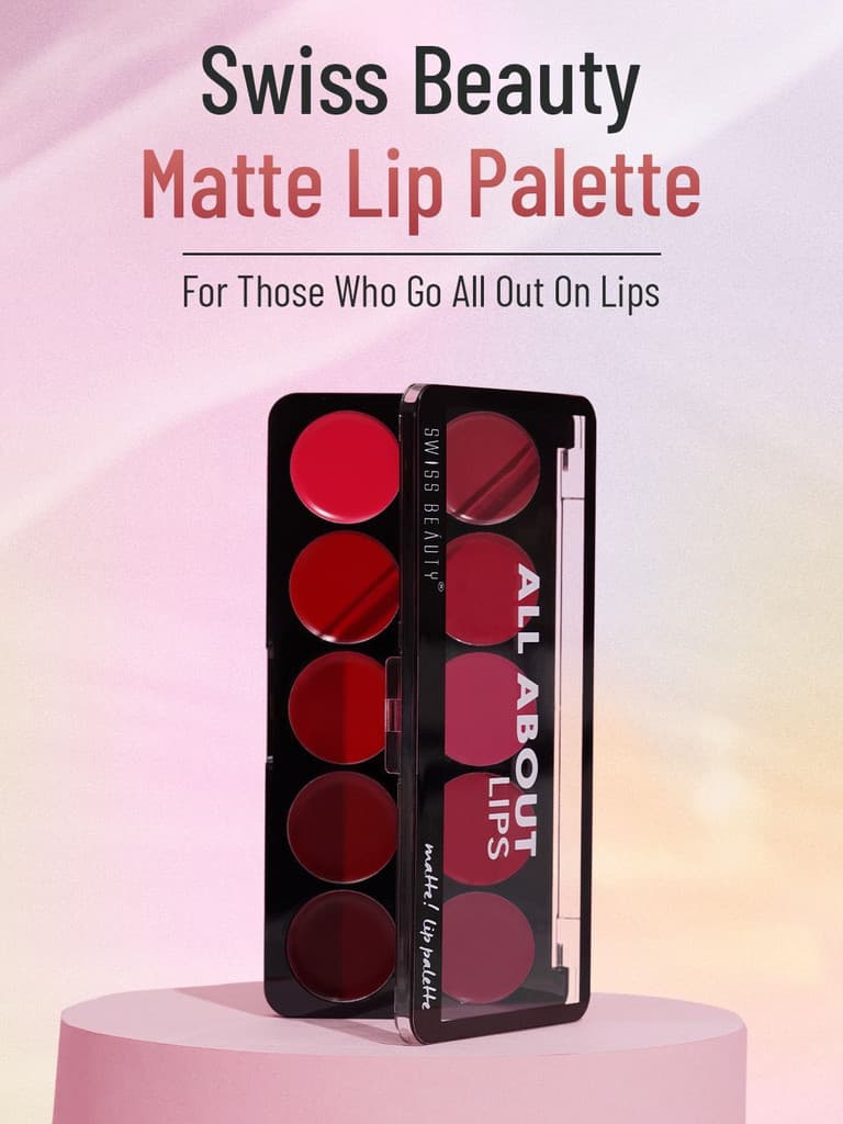 SWISS BEAUTY MATTE LIP PALETTE