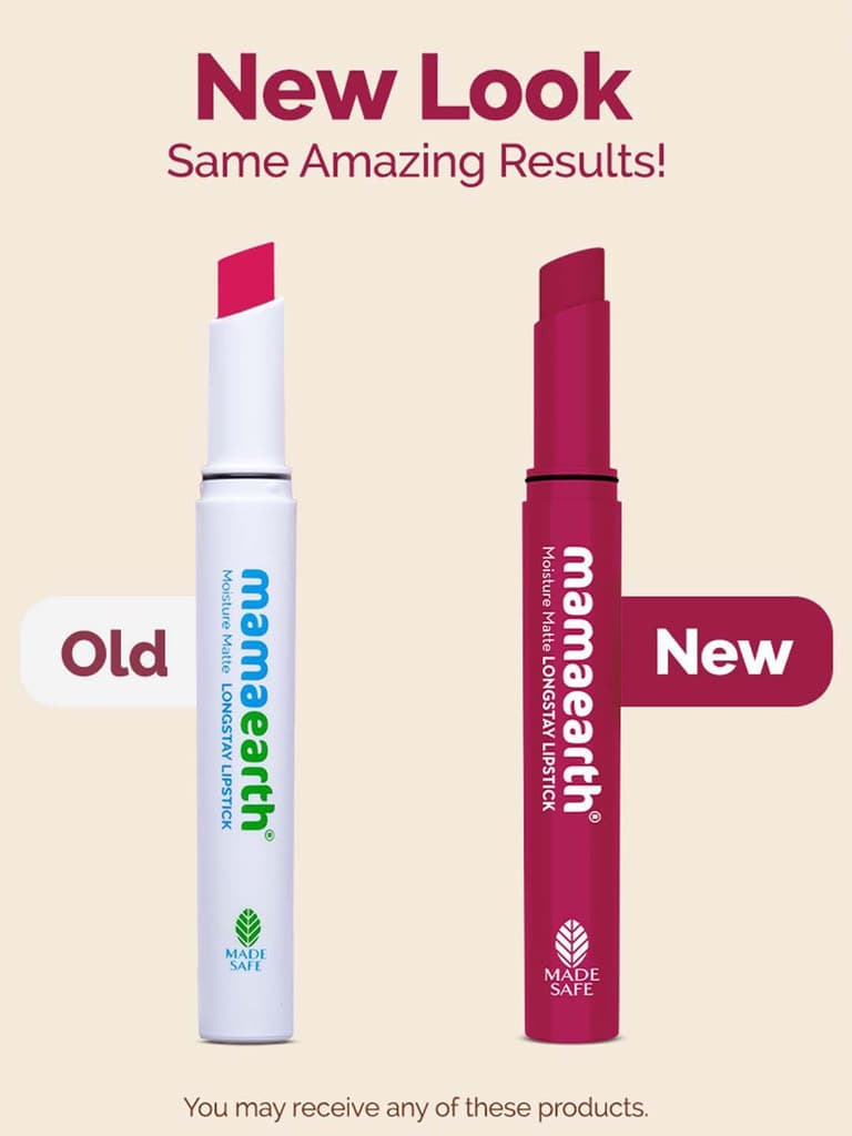 Mamaearth Moisture Matte Longstay Lipstick with Avocado Oil & Vitamin E