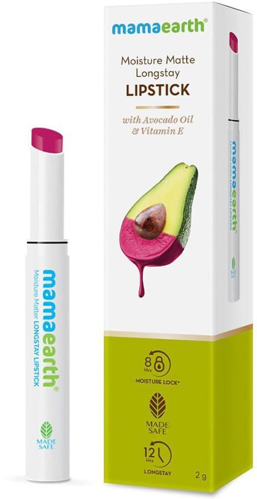 Mamaearth Moisture Matte Longstay Lipstick with Avocado Oil & Vitamin E