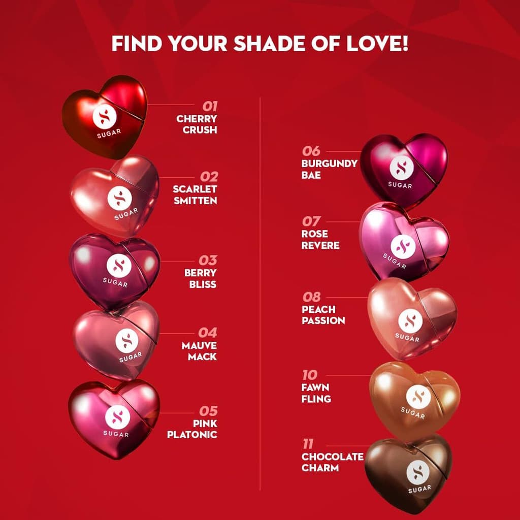 SUGAR Cosmetics LA LA Love 18Hrs, Long Lasting, Transferproof, Waterproof, Matte Lipstick