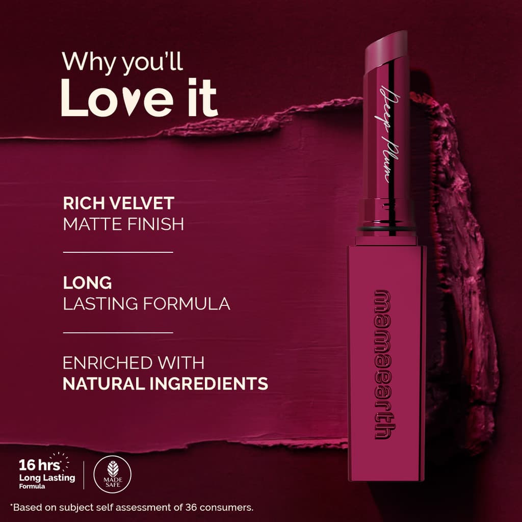 Mamaearth ME Luxe Matte Long Stay Lipstick 08