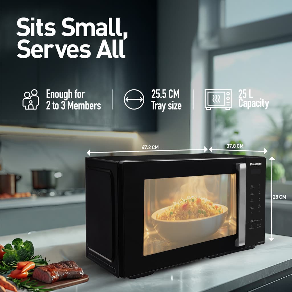 Panasonic 25 L Solo Microwave Oven