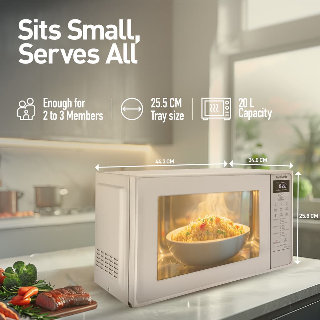 Panasonic 20 L Solo Microwave Oven