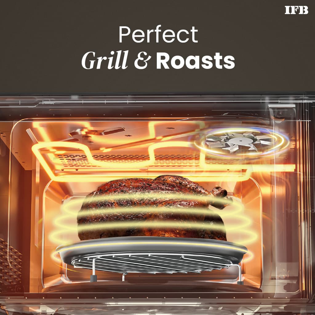 IFB 20 L 24 Standard Cook Menus, Steam Clean, Weight Defrost, Grill & Multi-Stage Cooking Convection Microwave Oven