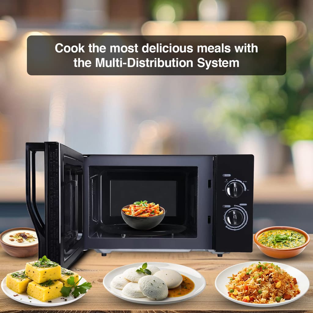 Godrej 25 L Multidistribution Heating System With 5 Temperature Settings Solo Microwave Oven
