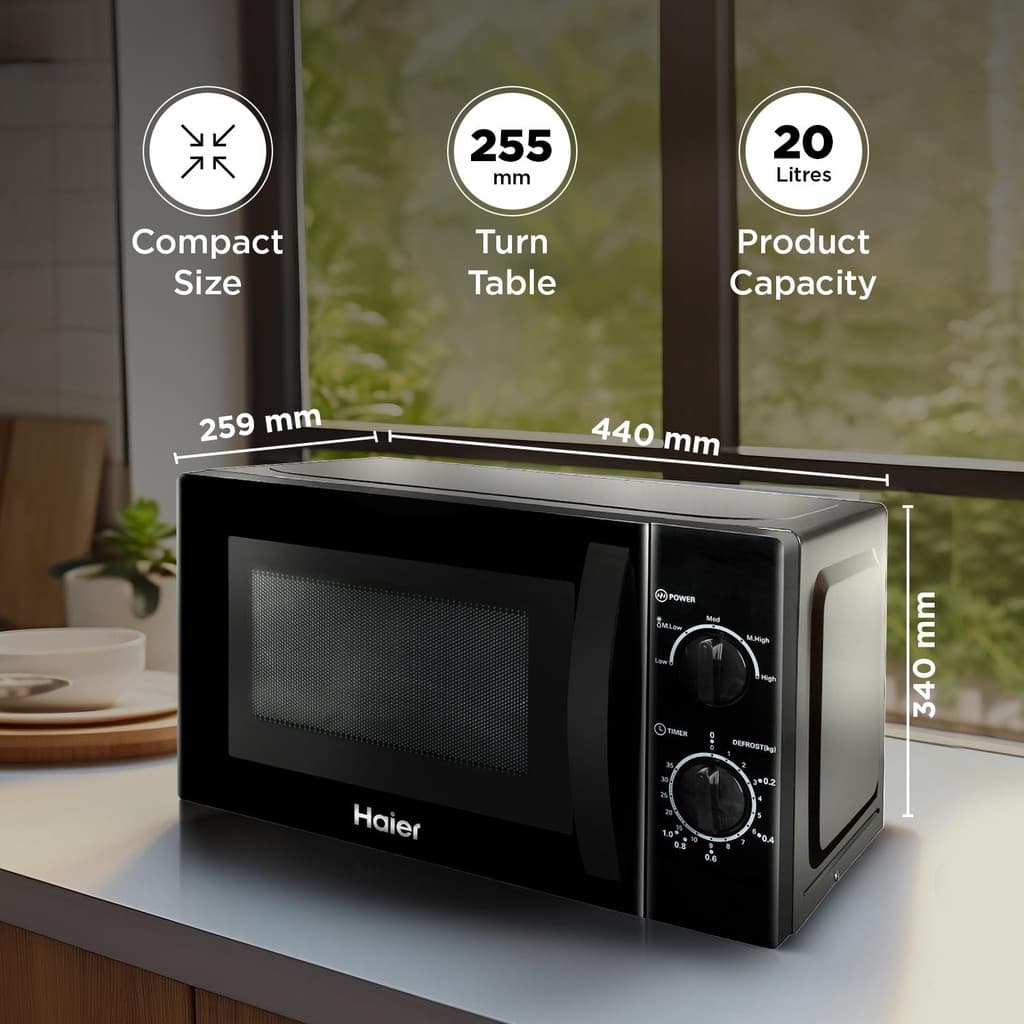Haier 20 L Solo Microwave Oven