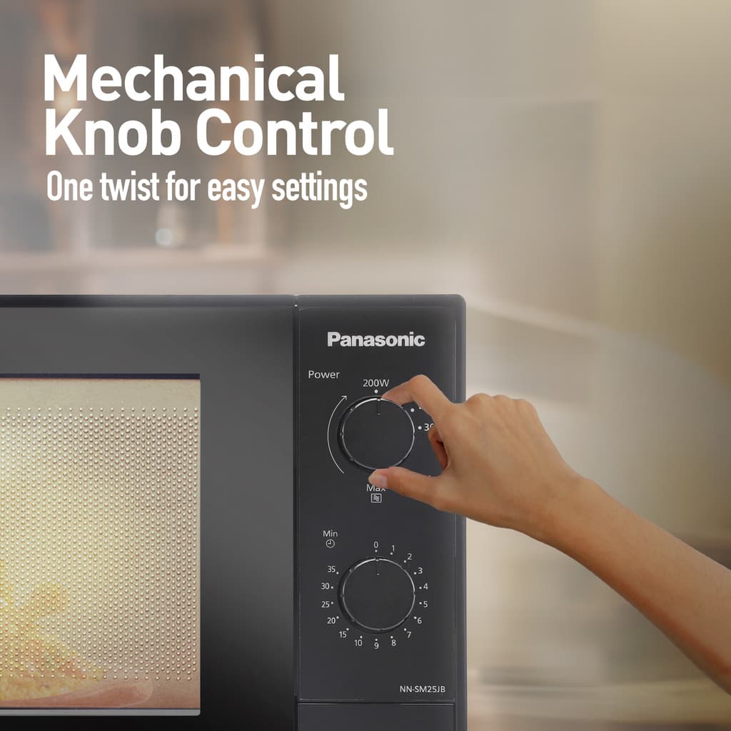 Panasonic 20 L Epoxy Gray Cavity Coating, Auto Cook Recipes Solo Microwave Oven