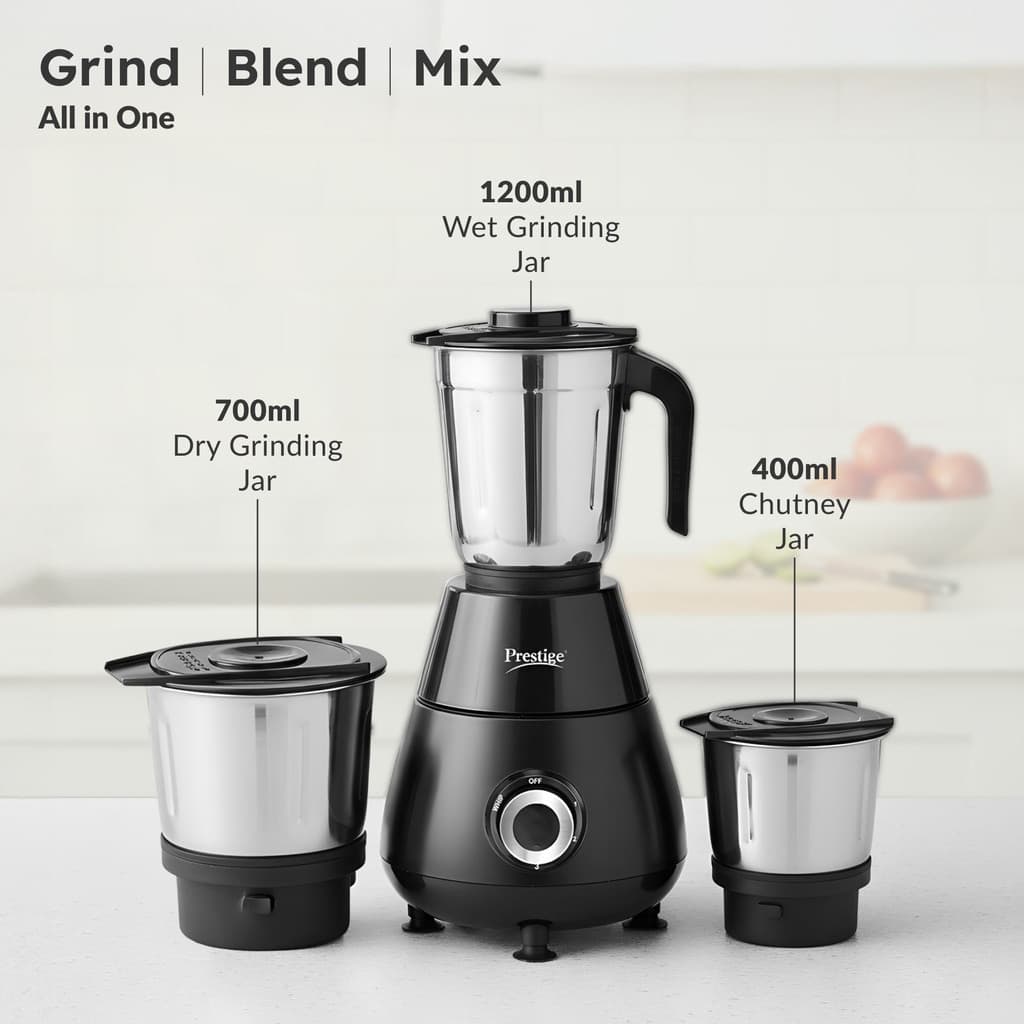 Prestige 500Watts 500 W Mixer Grinder