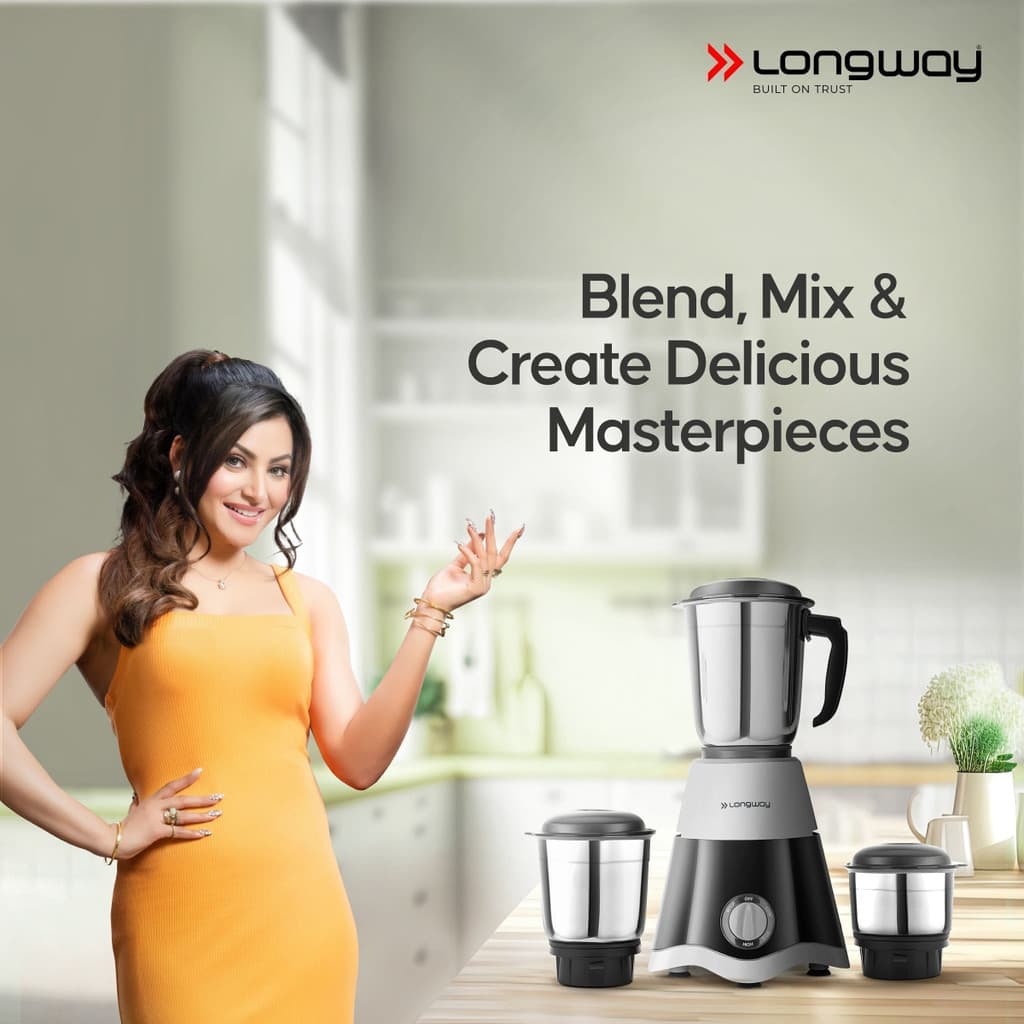 Longway Super Dlx 700 W Juicer Mixer Grinder