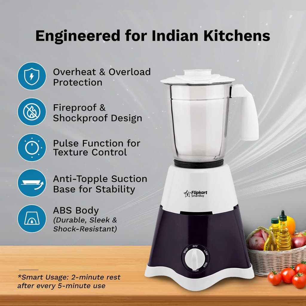 Flipkart SmartBuy PowerChef Premium 500 W Mixer Grinder