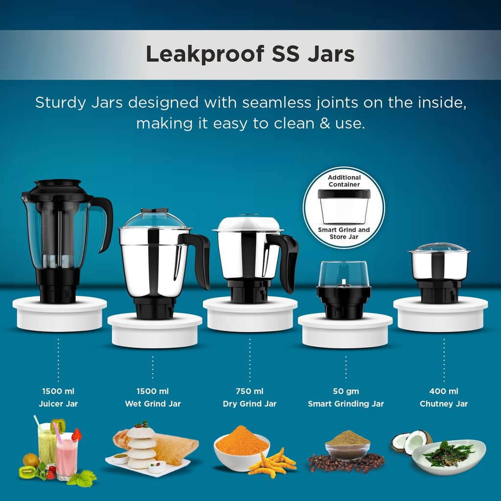 Butterfly Plus 750 W Juicer Mixer Grinder