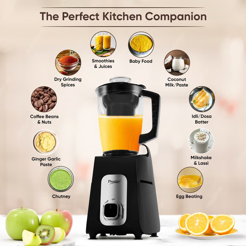 Prestige All-in-One 1000 W Juicer Mixer Grinder