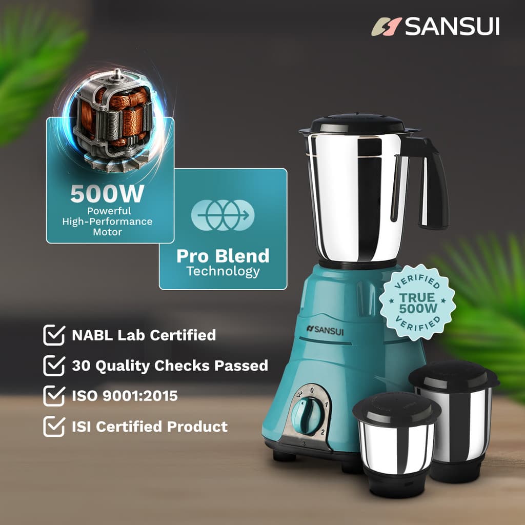 Sansui Plus 500 W Juicer Mixer Grinder