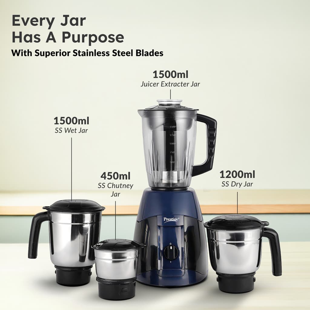 Prestige Supreme 750 W Juicer Mixer Grinder