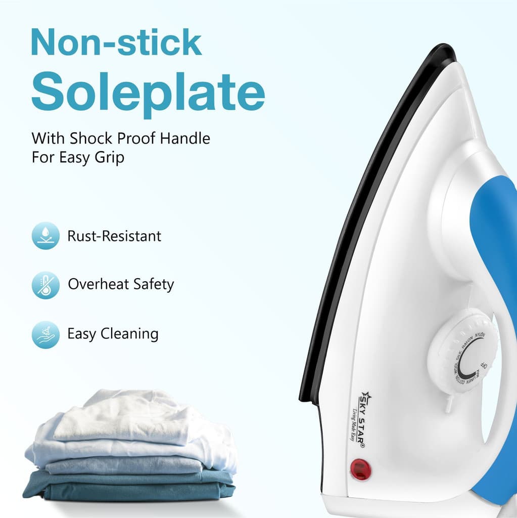 Skystar Supreme Elegant Mixer Grinder & Spectra 1000 W Dry Iron Super Combo 750 W Mixer Grinder