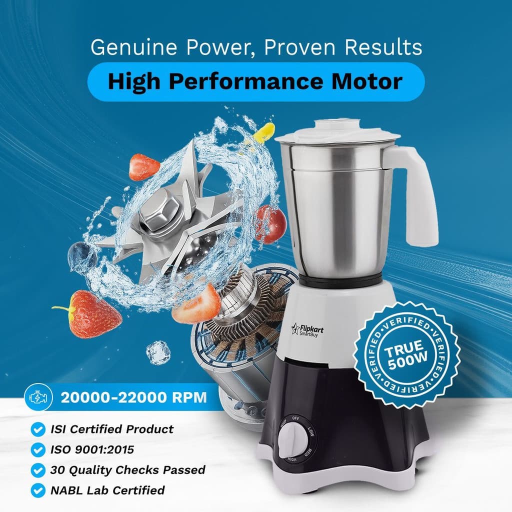 Flipkart SmartBuy PowerChef Premium 500 W Mixer Grinder