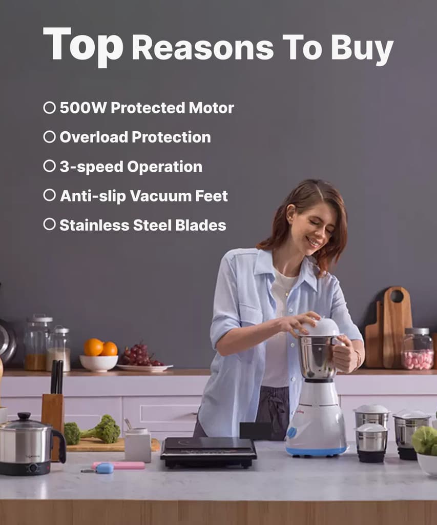 Lifelong Power Pro 500 W Mixer Grinder