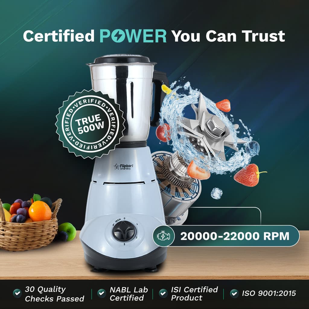 Flipkart SmartBuy PowerChef 500 W Mixer Grinder