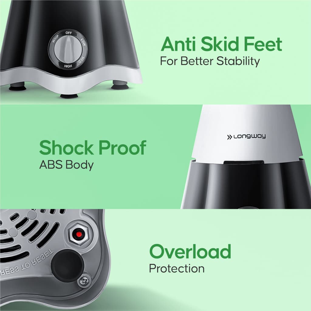 Longway Super Dlx 750 W Juicer Mixer Grinder