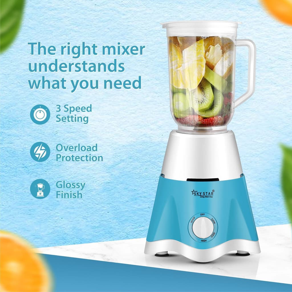 Skystar Supreme Elegant 750 W Juicer Mixer Grinder