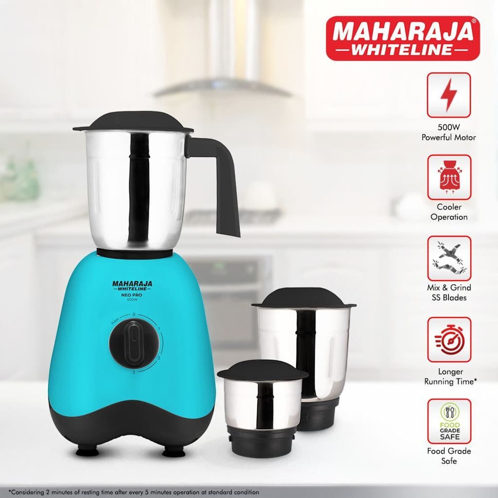 MAHARAJA WHITELINE MX-261 500 W Mixer Grinder