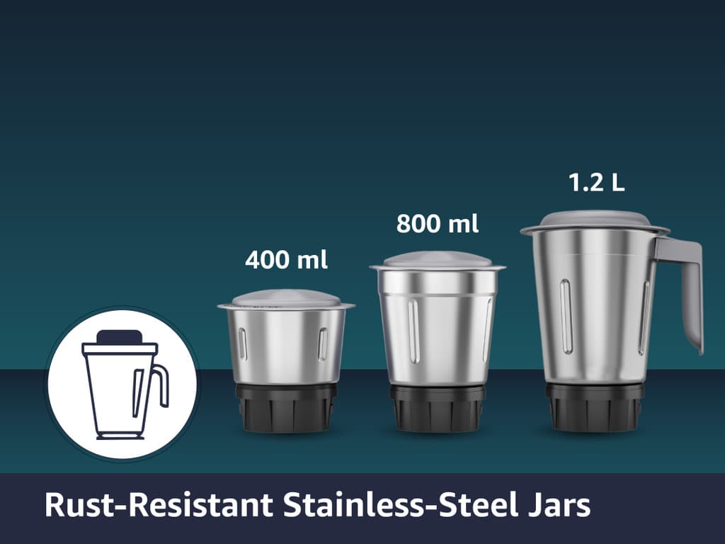 HAVELLS Wave 500 W Mixer Grinder