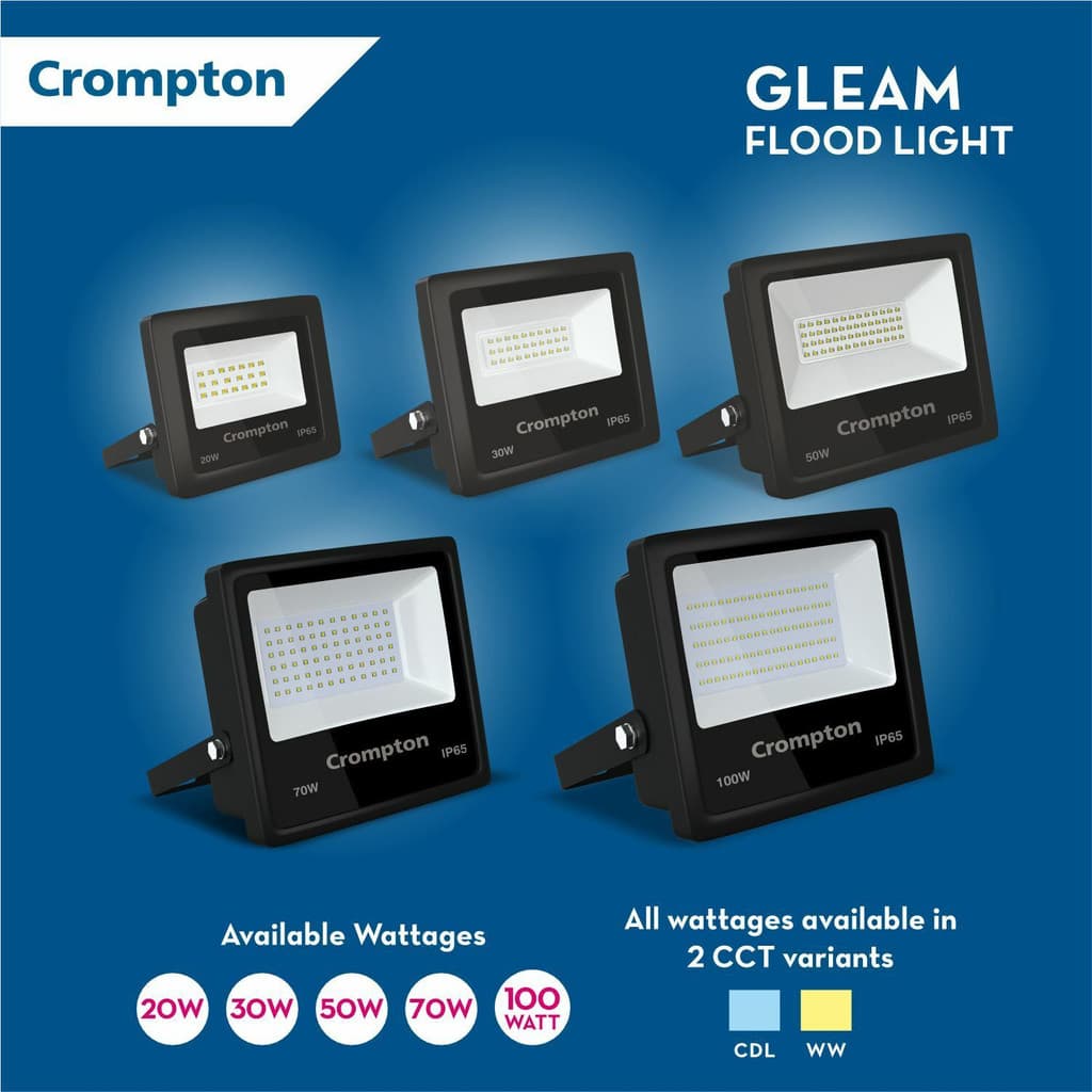 Crompton IP65 FLOOD LIGHT-30W Flood Light Outdoor Lamp