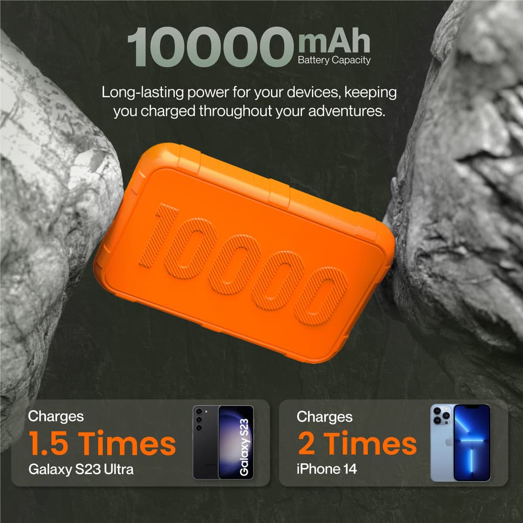 Ambrane 10000 mAh 22.5 W Mini Pocket Size Power Bank