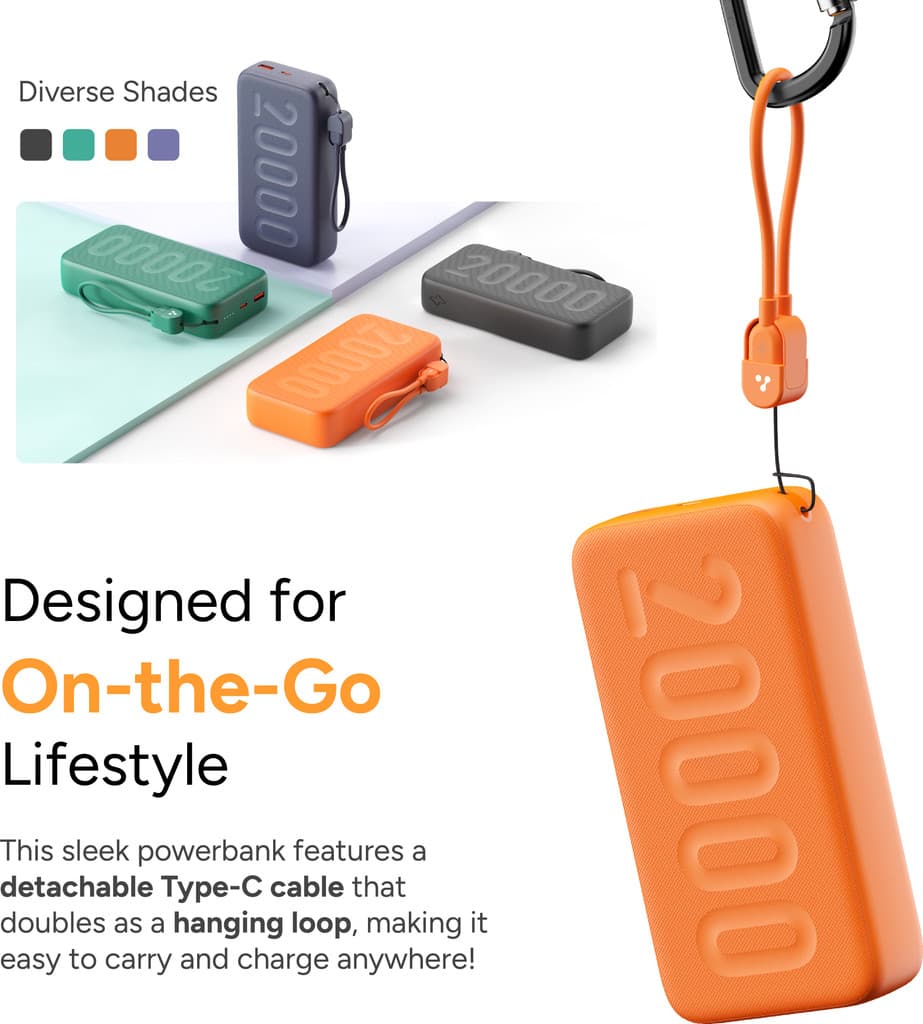 Ambrane 20000 mAh 22.5 W Power Bank