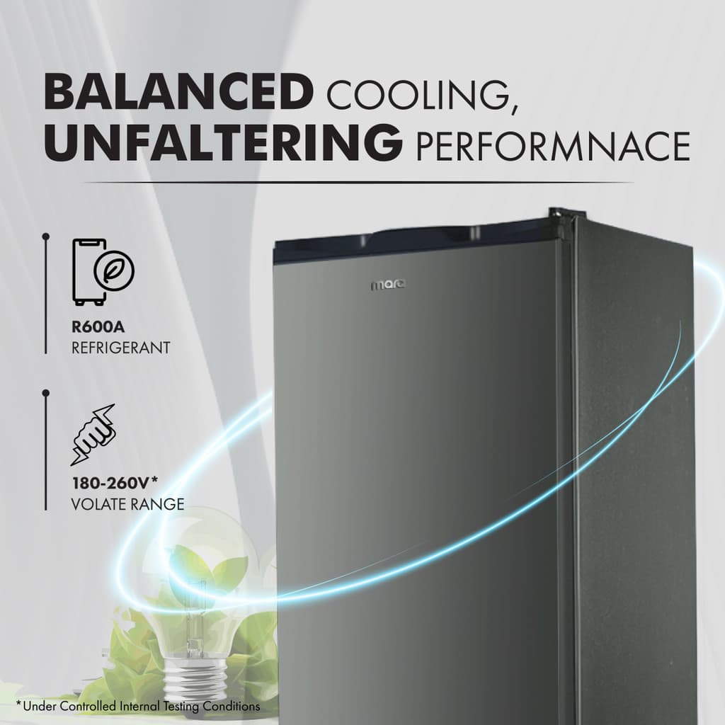 MarQ by Flipkart 90 L Direct Cool Single Door 1 Star Refrigerator